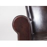 Fauteuil club design en cuir