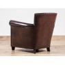 Fauteuil club design en cuir