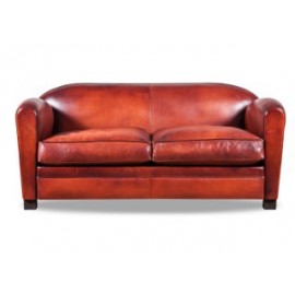 Leather club sofa Béjannin Paris