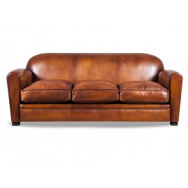 Leather club sofa Béjannin Paris