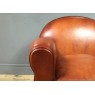 Fauteuil club cuir basane