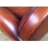 Fauteuil club cuir basane