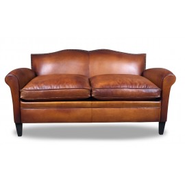 Leather club sofa Béjannin Paris