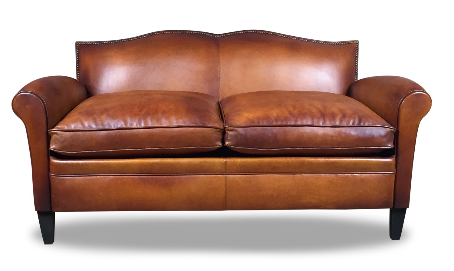 Club sofa leather The Mustache Leather sofa made in France