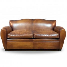 Leather club sofa Béjannin Paris