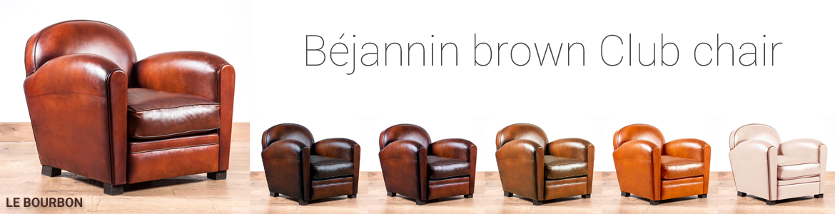 Brown club chair