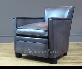 Fauteuil club art deco