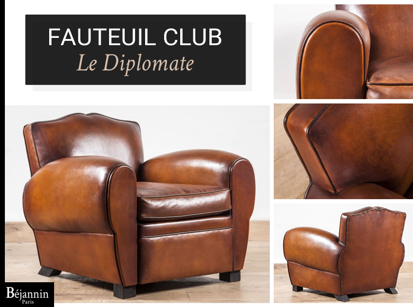 Fauteuil club haut de gamme